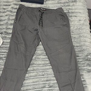 Men's Charcoal Drawstring Jogger Pants